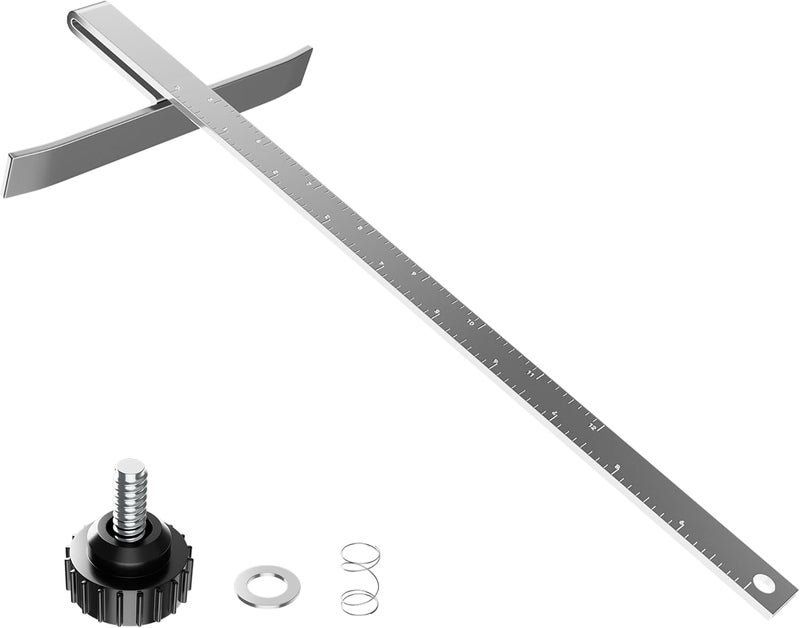 SurpLee DW3278 Circular Saw Rip Fence Kit – Compatible with DeWalt DCS575, DCS570, DCS577, DWE575, DWS535, and Works with 7-1/4-Inch to 8-1/4-Inch Circular Saws, Includes Round Head Stop Screw and Spring - Image 1